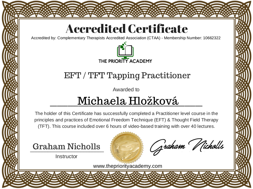 EFT tapping practitioner